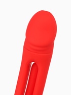 Вибратор с вакуумно-волновой стимуляцией клитора и точкой G, красный - Фото 6