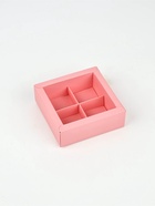 Коробка под 4 конфеты «Презент», 10.5×10.5×3.5 см - Фото 2