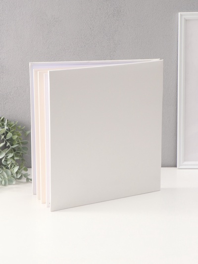 Фотоальбом магнитный 20 листов "Весенний букет" кожзам, в коробке 2,6х32х33,5 см