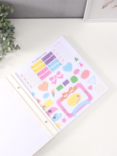 Фотоальбом магнитный 20 листов "Любимые цветы" кожзам, в коробке 2,6х32х33,5 см