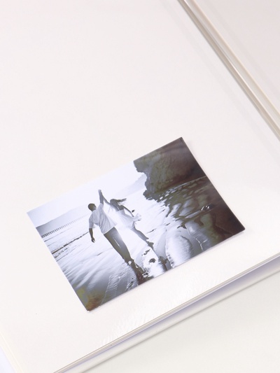 Фотоальбом магнитный 20 листов "Енотик с сердечком" кожзам, в коробке 2,6х32х33,5 см