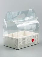 Коробка с PVC для цветов и десертов 26×18×30 см, любовь - Фото 2