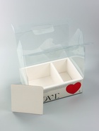 Коробка с PVC для цветов и десертов 26×18×30 см, любовь - Фото 5