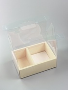 Коробка с PVC для цветов и десертов 26×18×30 см, желтый - Фото 3