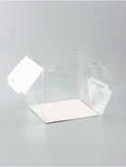 Коробка из PVC для куличей и десертов, прозрачная, 15×16×16 см - Фото 4