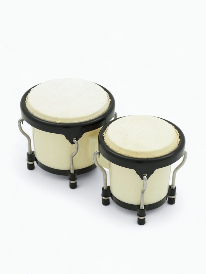 Барабан Бонго Music Life 4×5 дюймов, бежевый - Фото 1