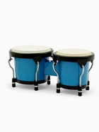 Барабан Бонго Music Life 4×5 дюймов, синий - Фото 2