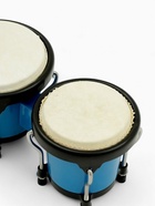 Барабан Бонго Music Life 4×5 дюймов, синий - Фото 4