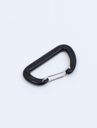 Карабин для альпинизма с защёлкой, чёрный, 8 см, 12 KN - Фото 1