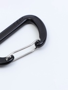 Карабин для альпинизма с защёлкой, чёрный, 8 см, 12 KN - Фото 3