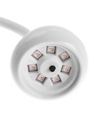 Лампа для маникюра, LED, 24 диода, 72 Вт, USB, складная, с дисплеем, белая - Фото 7