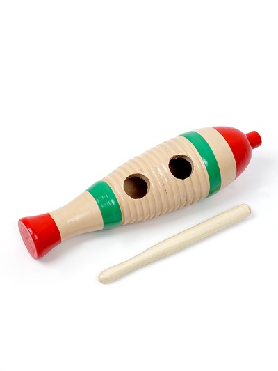 Музыкальный инструмент Гуиро Music Life трещотка, 21.5×6 см
