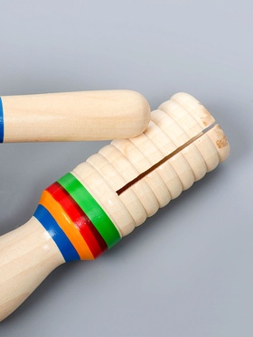 Музыкальный инструмент Гуиро Music Life трещотка, 13×3.5 см