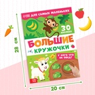 Книжка с наклейками «Большие кружочки. У кого что на обед?», 30 стикеров 10821116 - фото 2830243