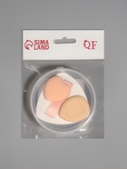 Спонжи для макияжа, в футляре, 3 формы: треугольник, овал, сердце, бежевые - Фото 6