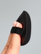 Спонжи для макияжа, в футляре, 3 формы: треугольник, овал, сердце, чёрные - Фото 2