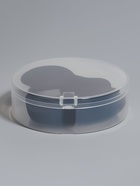 Спонжи для макияжа, в футляре, 3 формы: треугольник, овал, сердце, чёрные - Фото 6