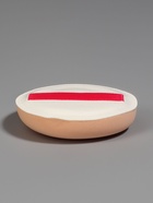 Спонж для макияжа, с держателем, d=5 см, в футляре, круглый, бежевый - Фото 3