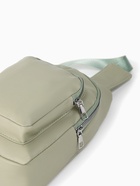 Рюкзак-слинг через плечо с карманом, размер 18×5.5×29 см, зелёный - Фото 6