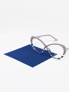 Салфетка для очков «Нежность», в индивидуальной упаковке, синяя - Фото 1