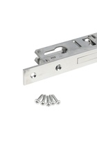 Замок врезной LOCKLAND, узкопрофильный, без ручек, Backset 25 мм, под ц/м, м/о 85 мм - фото 808642602