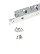 Замок врезной LOCKLAND, узкопрофильный, без ручек, Backset 20 мм, под ц/м, роликовая защелка - фото 808642620