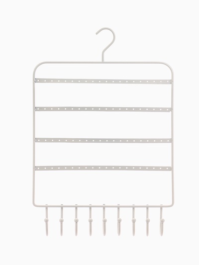 Органайзер для украшений «Вешалка», 37×25×5 см, белый