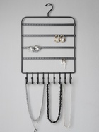 Органайзер для украшений «QF. Вешалка», 37×25×5 см, чёрный - Фото 2