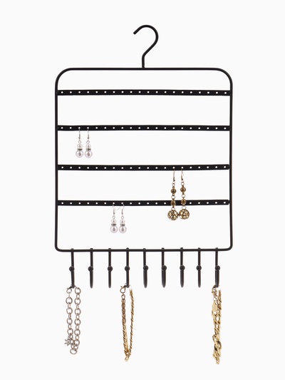 Органайзер для украшений «QF. Вешалка», 37×25×5 см, чёрный