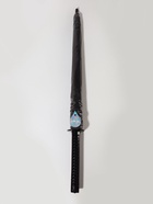 Зонт - трость полуавтоматический «Катана», эпонж, 16 спиц, R=51/60 см, d=102 см, чёрный - Фото 7