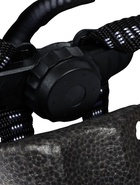 Шлем велосипедиста, L, чёрный с красными вставками - фото 33654226