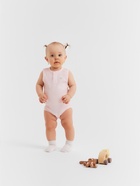 Боди без рукавов Крошка Я Melange, рост 62-68, розовое - Фото 4