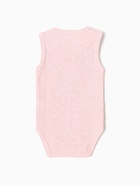 Боди без рукавов Крошка Я Melange, рост 62-68, розовое - Фото 8