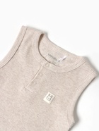 Боди без рукавов Крошка Я Melange, рост 86-92, бежевое - Фото 6