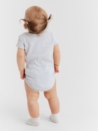 Боди Крошка Я Melange, рост 62-68, серое - Фото 4