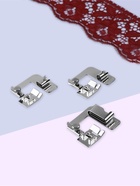 Набор лапок для швейной машины, подрубочные, 6/9/25 мм, для двойной подгибки, 3 шт. - Фото 4