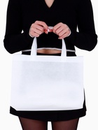 Пакет с петлевой ручкой, сумка - шопер «Эко», 35×31×8 см, белый - Фото 2