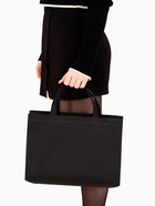 Пакет с петлевой ручкой, сумка - шопер «Эко», 35×31×8 см, чёрный - Фото 3