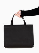 Пакет с петлевой ручкой, сумка - шопер «Эко», 35×31×8 см, чёрный - Фото 2