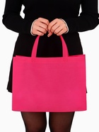 Пакет с петлевой ручкой, сумка - шопер «Эко», 35×31×8 см, фуксия - Фото 2
