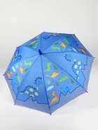 Зонт - трость детский «Животные», полуавтоматический, R=43/50 см, d=86 см, МИКС - Фото 7