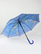 Зонт - трость детский «Животные», полуавтоматический, R=43/50 см, d=86 см, МИКС - Фото 8