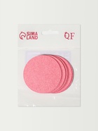 Спонж для умывания, набор - 10 шт., d=6.5 см, розовый - Фото 4