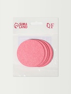 Спонж для умывания, набор - 10 шт., d=6.5 см, розовый - Фото 7