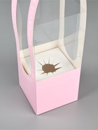 Коробка для цветов складная «Для тебя», 10 х 45 х 10 см - Фото 5