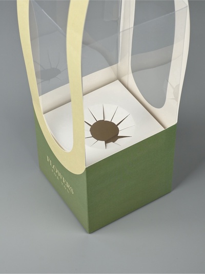 Коробка для цветов складная Flowers for you, 10×45×10 см