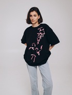 Брошь «Бантик», розовая в серебре - Фото 4