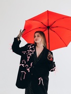 Брошь «Бантик», розовая в серебре - Фото 5