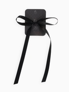 Брошь «Бантик», чёрная в серебре - Фото 6
