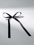 Брошь «Бантик», чёрная в серебре - Фото 8